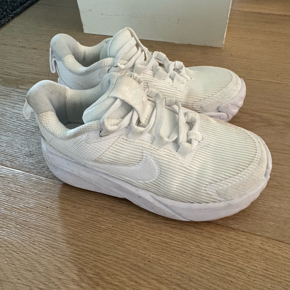 Nike Kids All-White Sneakers
